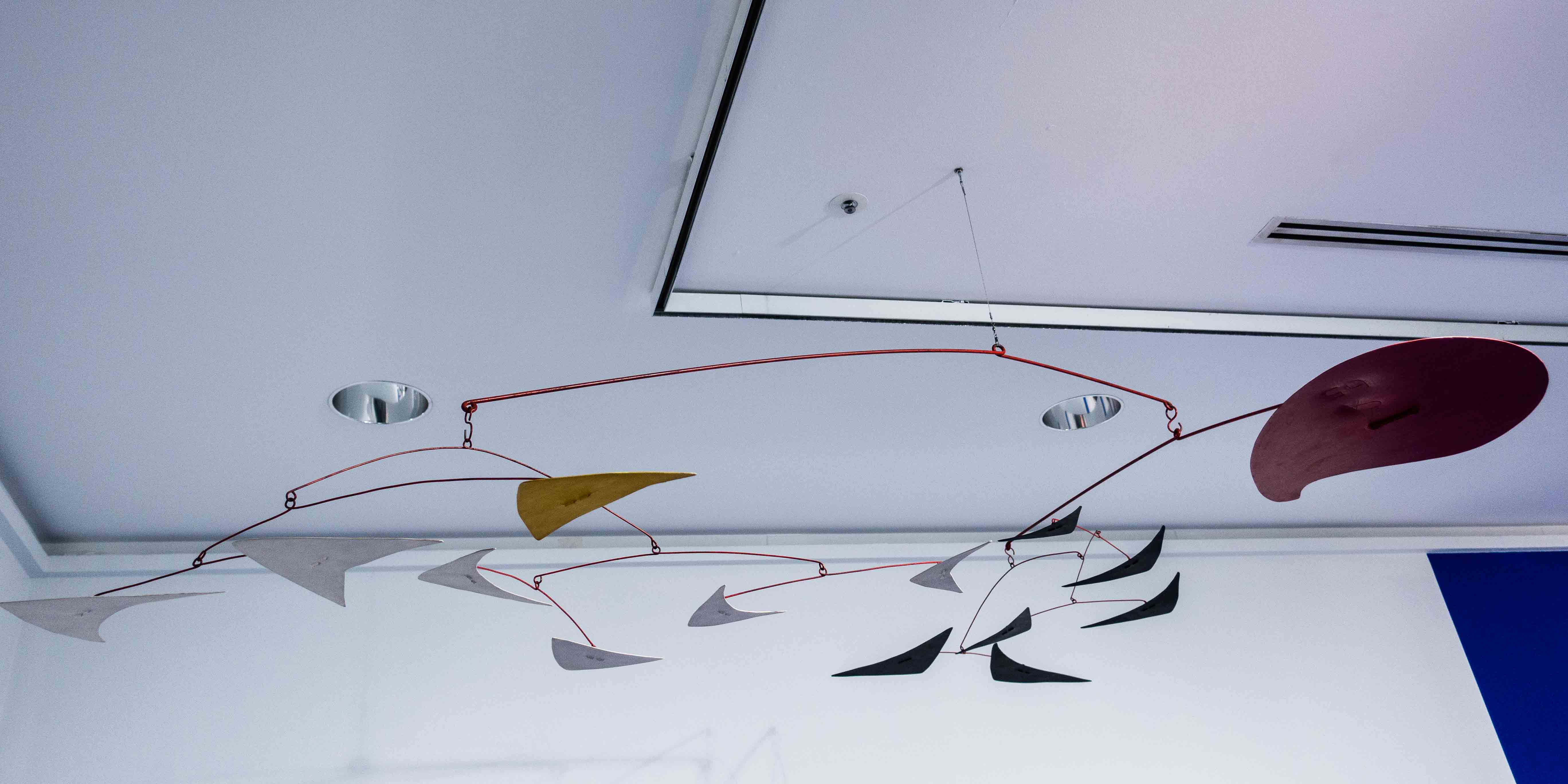 Sheet metal, paint, metal rods and steel wire